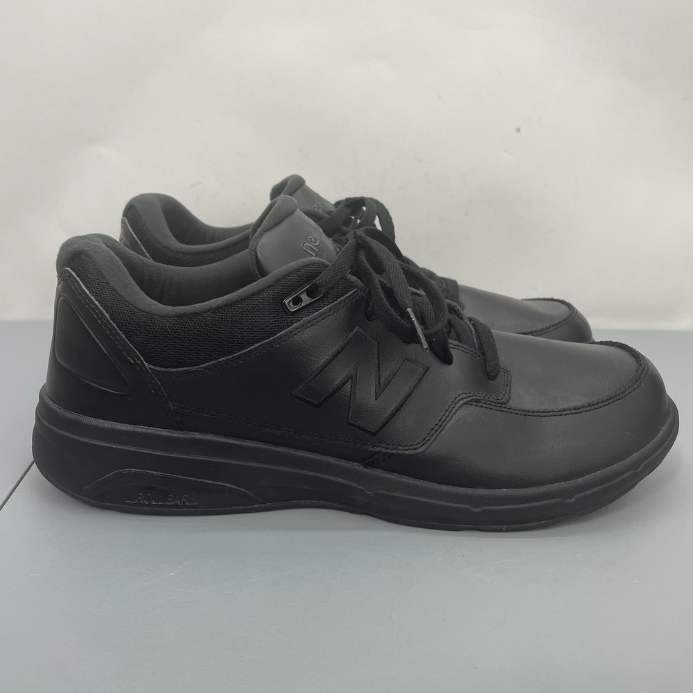 New Balance 813 v1 Walking Shoes Sneakers Athletic Leather Black Mens‎ 11.5
